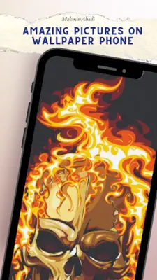 Flame Skull Wallpapers HD android App screenshot 2